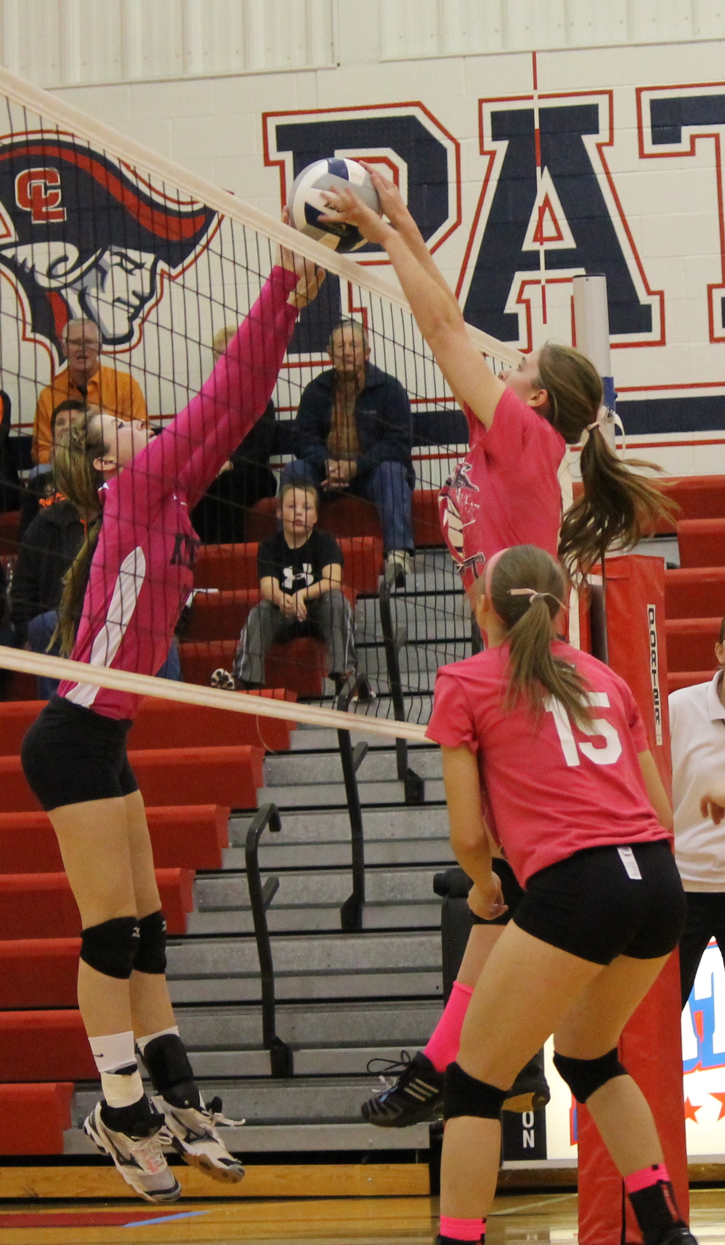 Clarkson Public Schools Volleyball Pink Out Game vs. OaklandCraig