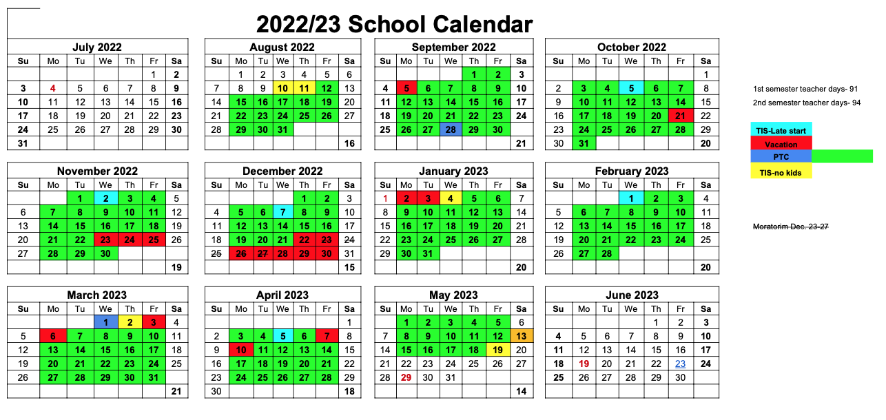 District 91 Calendar 2022 Clarkson Public Schools - District Calendar 2022-2023